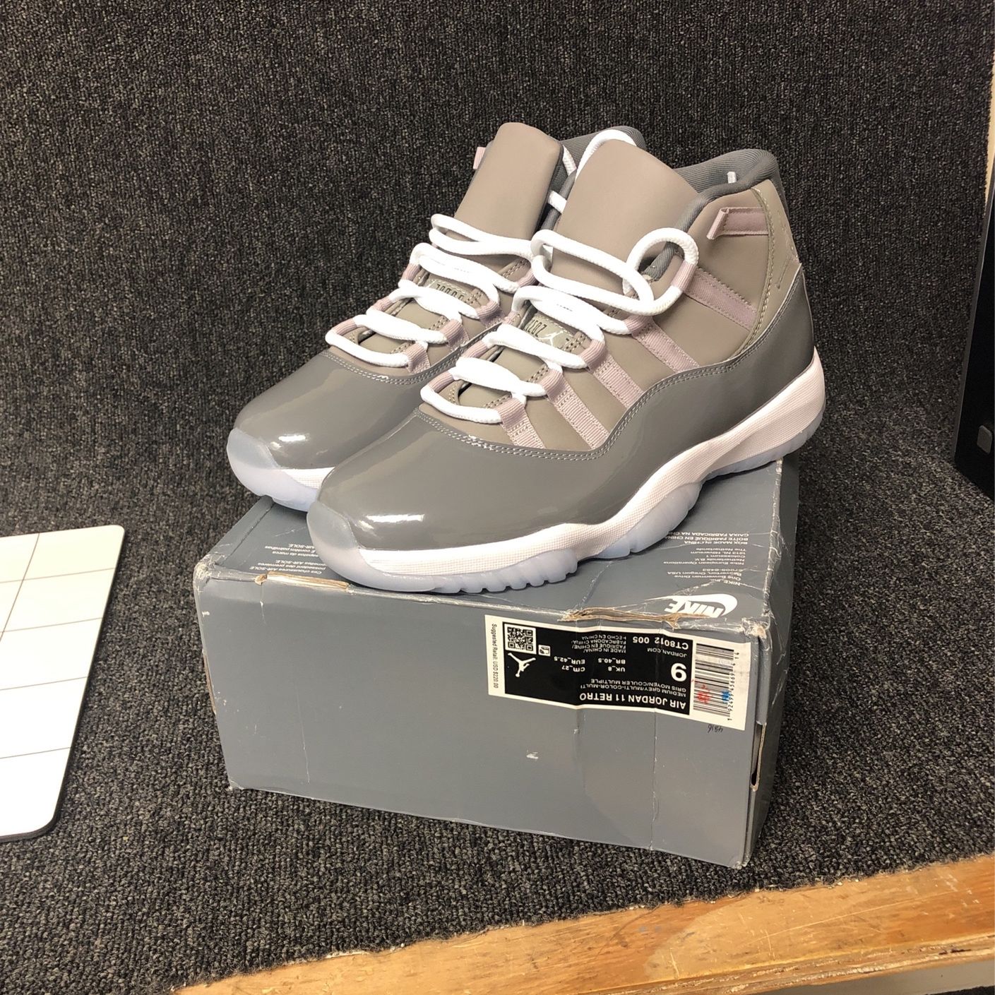 Air Jordan 11 Retro “Cool Greys” Size 9 Brand New With Box Never Used!