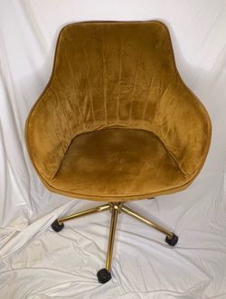 Velvet office chair
