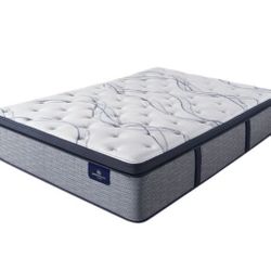 Bran new Serta Pacific Dunes Plush Pillow Top Mattress With Box Spring