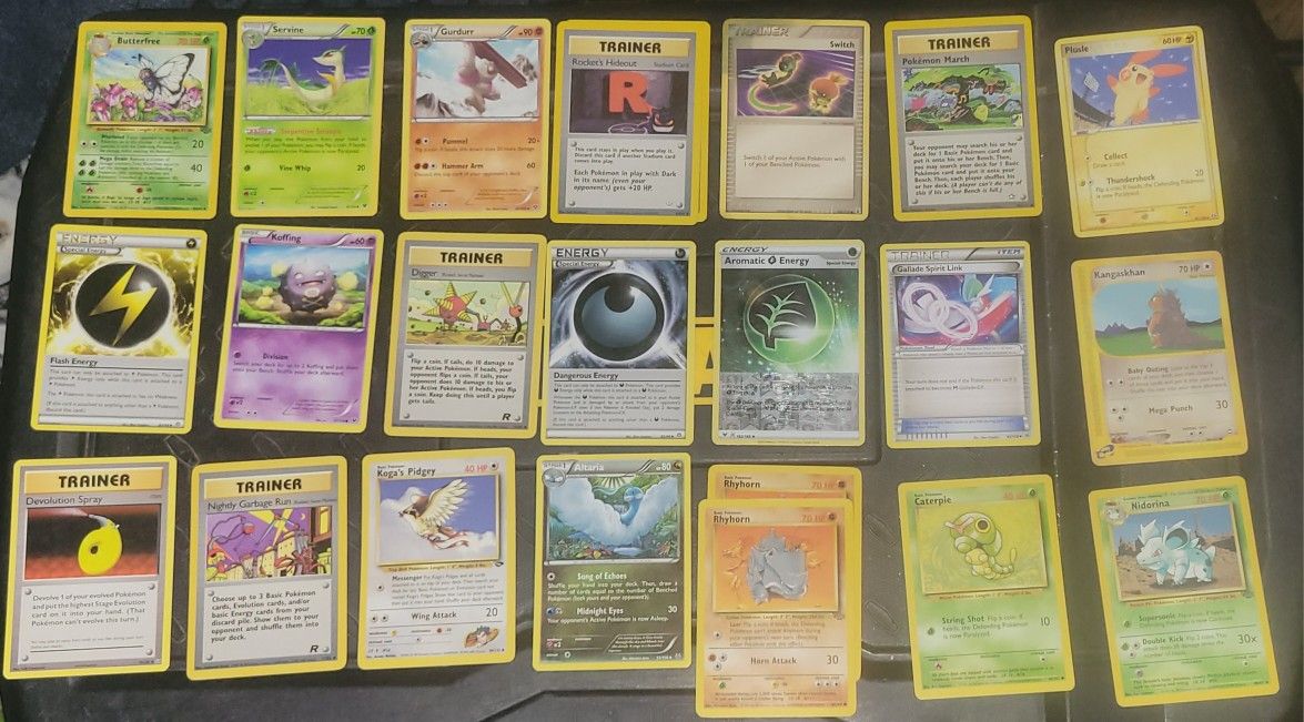 59 Pokemon Cards 