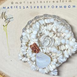 Tear Drop Shell Pendant