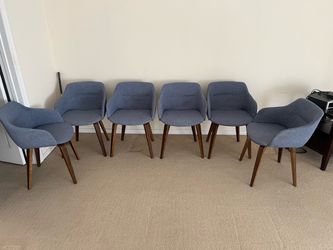 Set of 6 Mid-Century Modern Dining Chairs