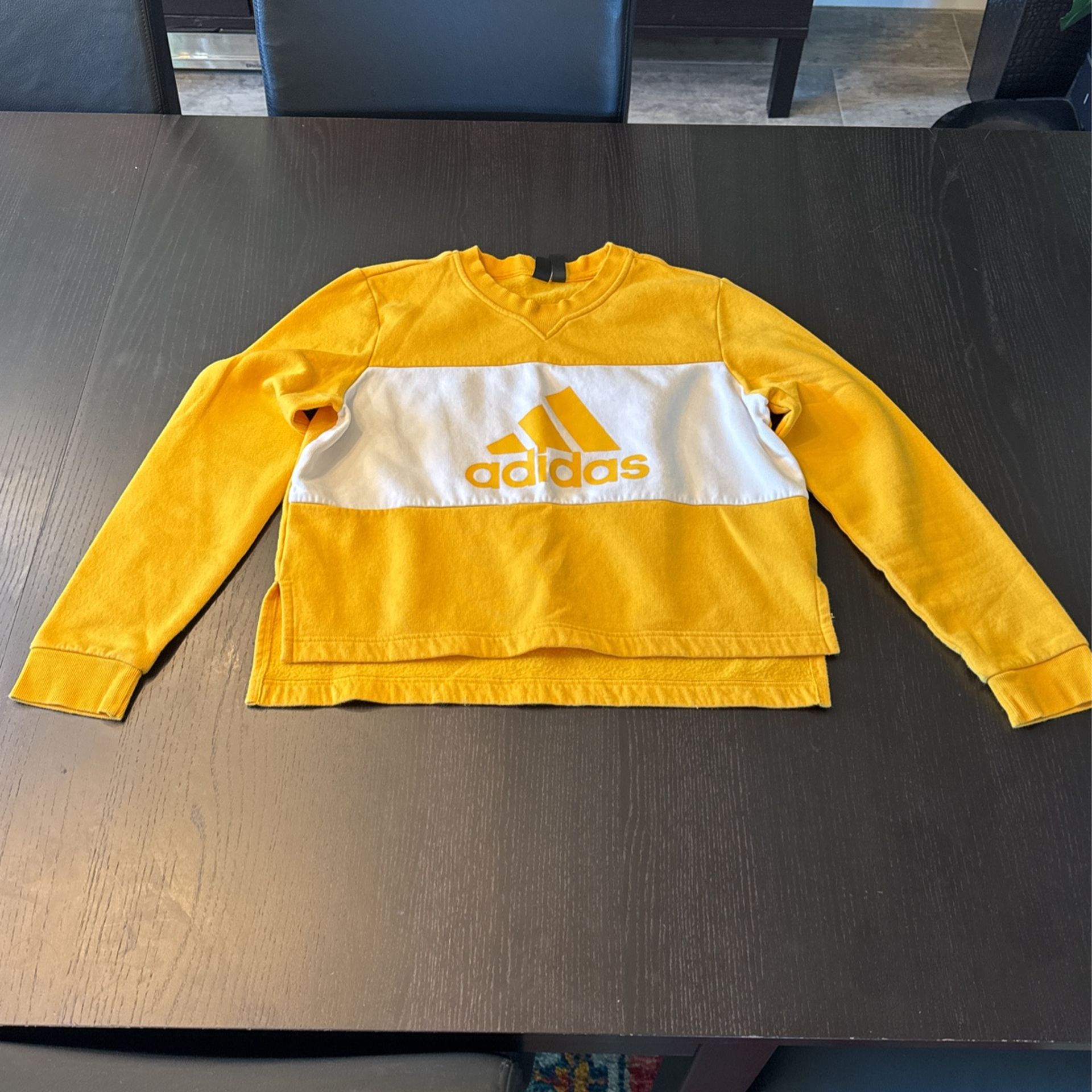 Yellow Adidas Sweater - women’s Adidas sweater