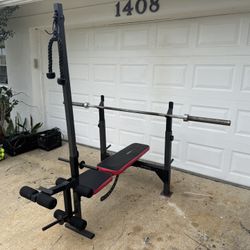 Home gym equipment. REDUCED PRICE!!