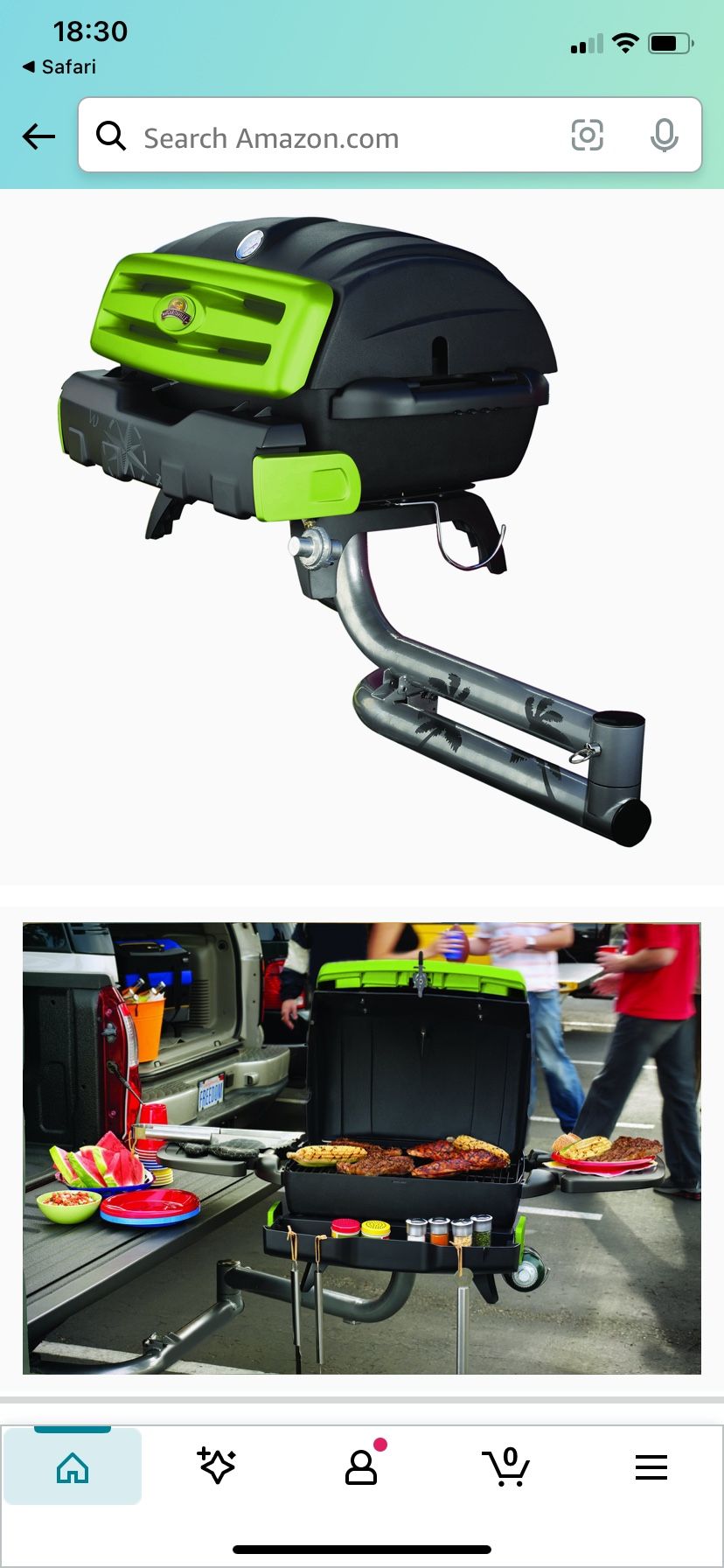 Margaritaville G1000 Ride-Behind Tailgating Propane Grill