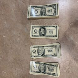 900 Play Money Coin And Bill Set - Math, Education, Teacher Student