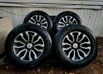 18" OEM Chevy Rims with tires