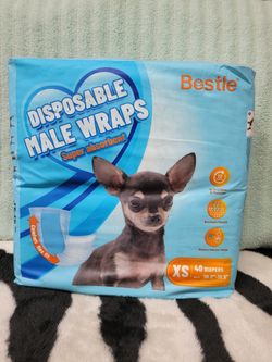 Diaposable Male Wraps Dog