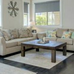 Sofa and love seat set