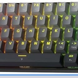 Redragon K617 GB Rapid Trigger HE Gaming Keyboard, 60% 61 Keys Wired Mechanical