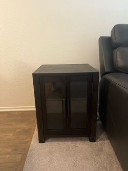 Side table with storage
