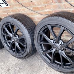 18” Audi Rims And Tires Sensors Are Included 5x112 Bolt Pattern 