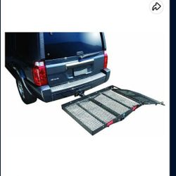 Pro Series Cargo Carrier Hitch and Ramp For Tow Hitch, Black