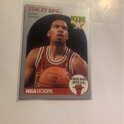 Basketball Card Stacey King.                                              3
