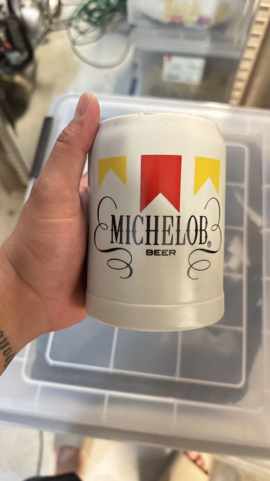 Vintage Michelob Beer Mug – Made in Brazil by Cemarate