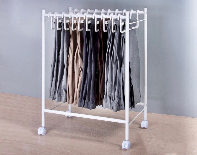 Pant rack organized