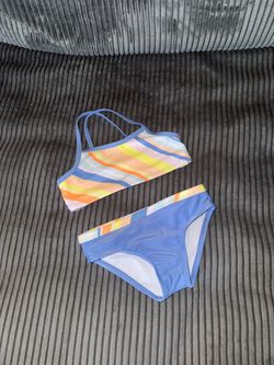Little girls 2 piece bathing suit