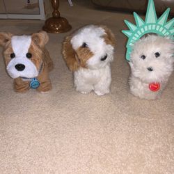 American Girl Doll 3 Dogs