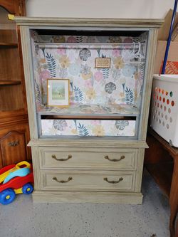 Lovely Little Girl's Open Armoire