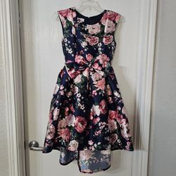 Bonnie Jean Floral Fit And Flare Dress 
