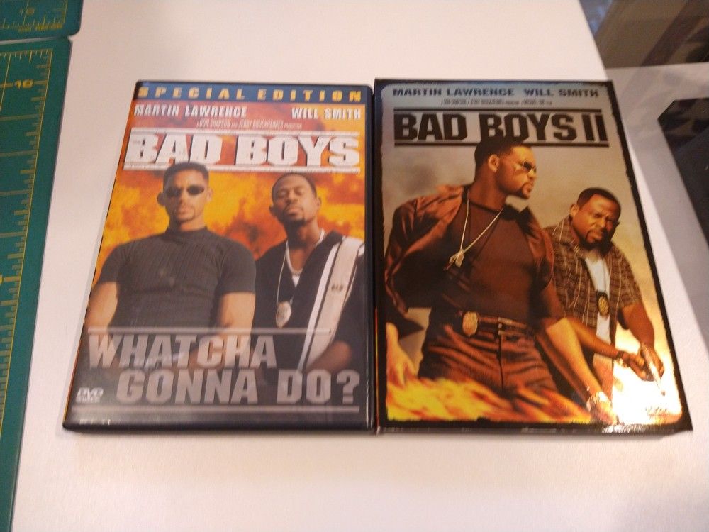Bad Boys I and II DVDs