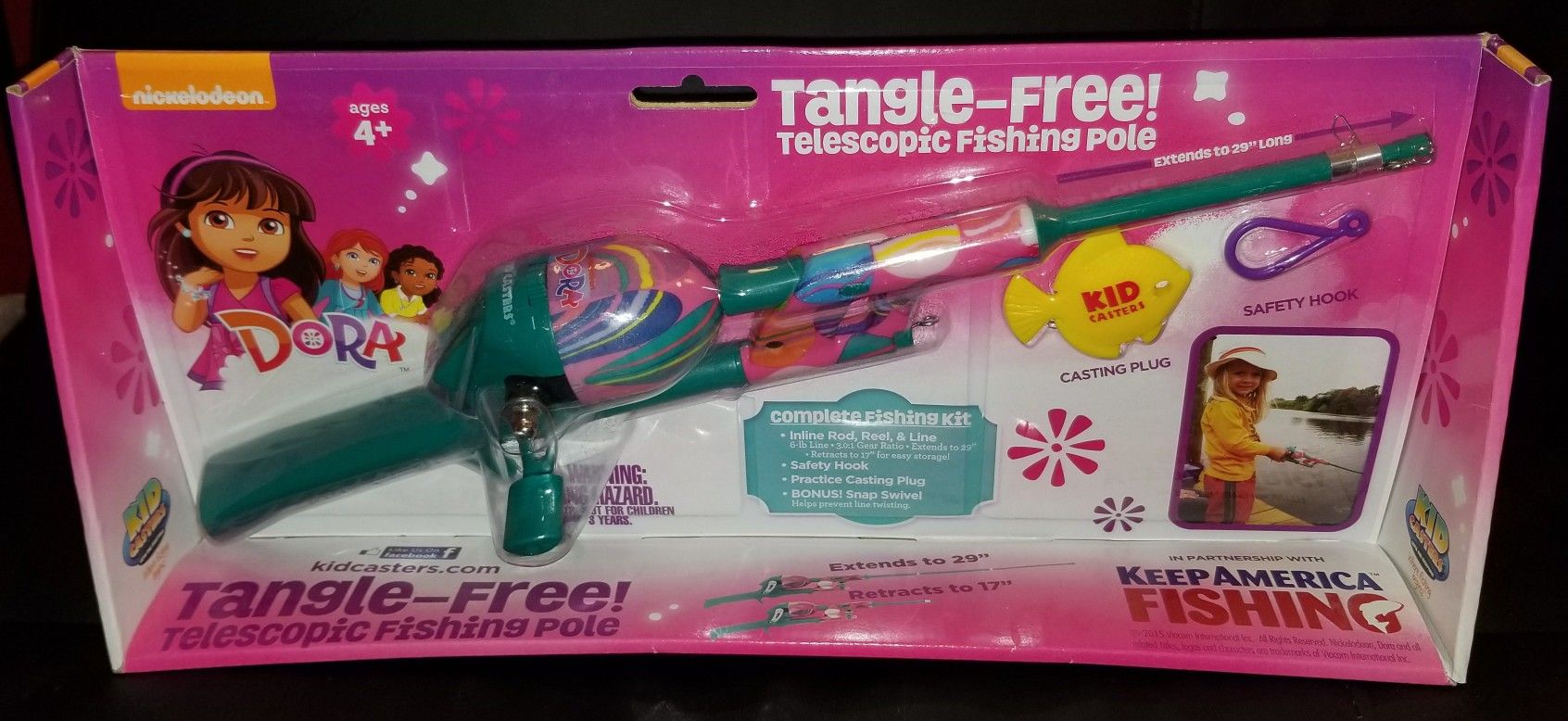 Dora The Explorer - No Tangle Fishing Rod