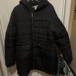 K-Jordan black coat size XL