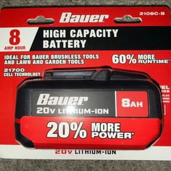 New Bauer 8.0 ah and 12.0 ah Batteries