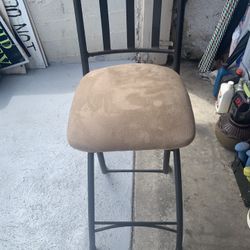 ONE . Foldable Bar Stool . Metal Frame. 