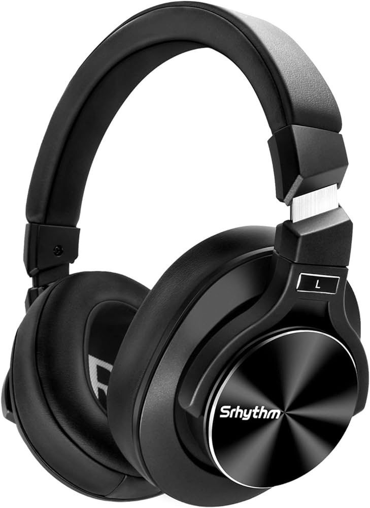 Srhythm NC75 Pro Noise Cancelling Headphones Bluetooth 5.0 Wireless,40H Playtime Headsets Over Ear with Microphones&Fast Charge for TV/PC/Cell Phone