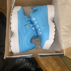 Blue Fila Sneakers