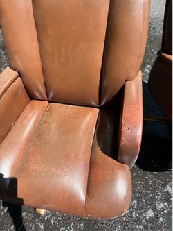 Leather office chairs