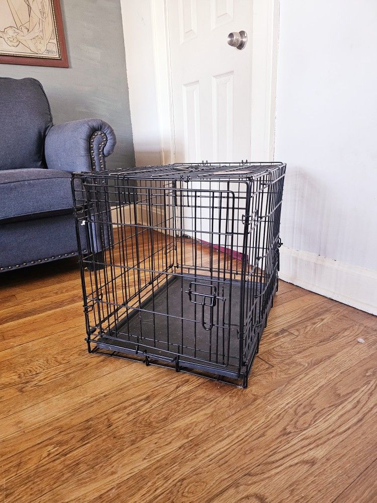 Dog Kennel Folding Training Crate w Handle