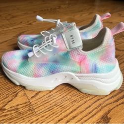 Steve Madden Women's Myles Running Sneakers Rainbow Pastel Size 9,5