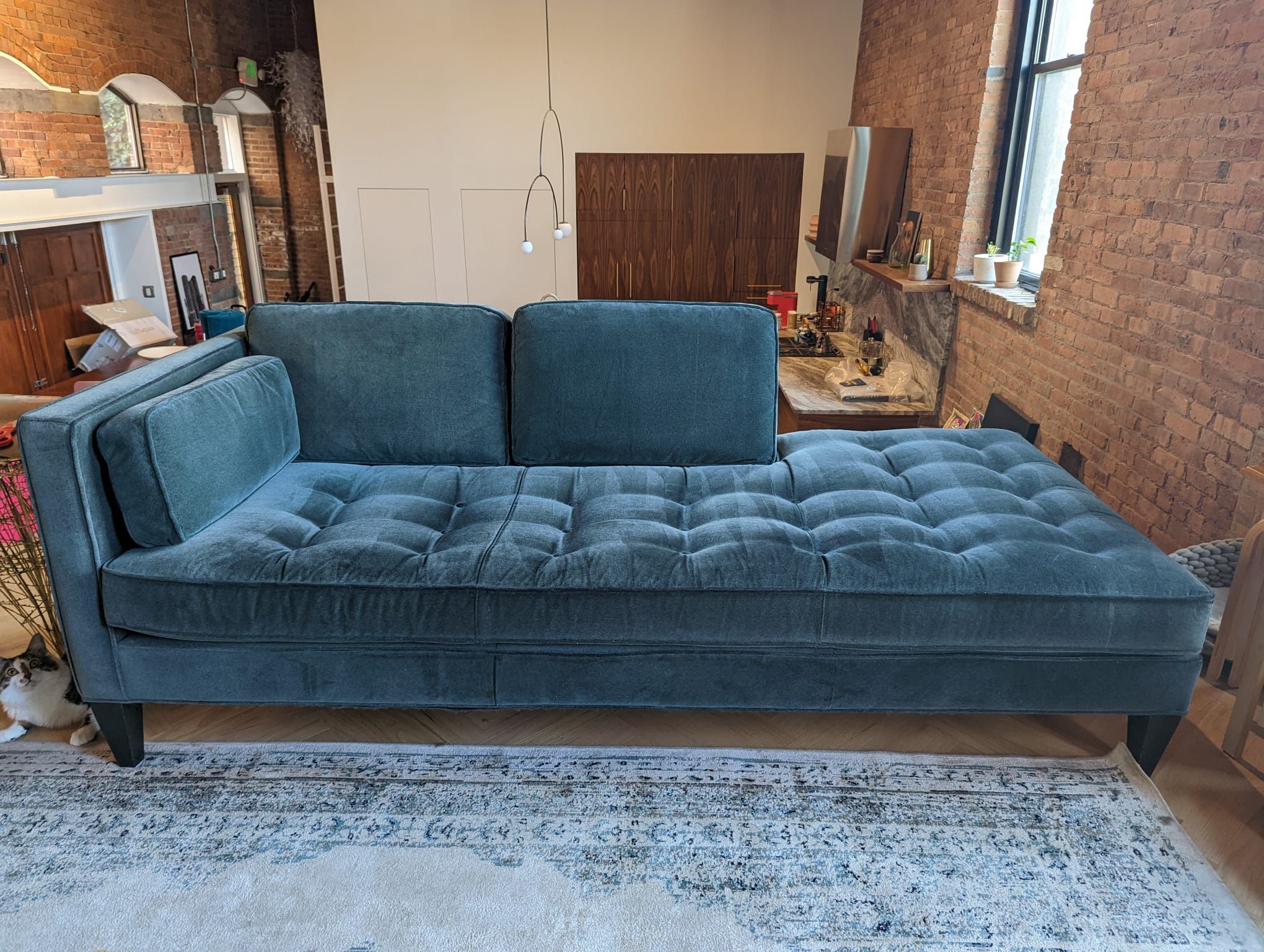 Room And Board Hutton Sofa Teal