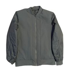 Lululemon Mens M Green Reversible Bomber Jacket 