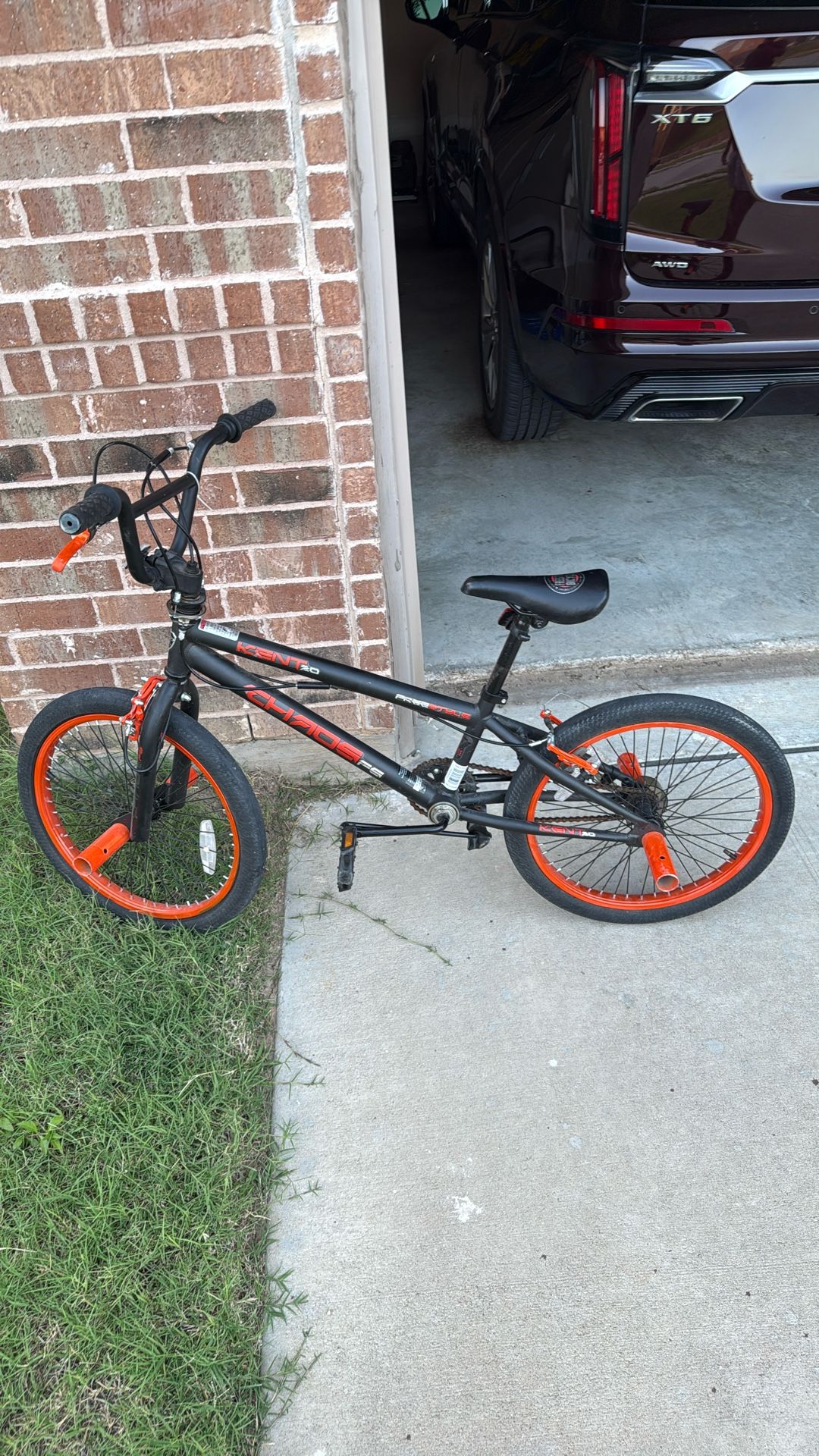 Kent Chaos 20” Boys BMX Bike – Black Orange – Great Condition – $50