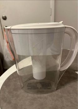 BRITA 6-Cup Water Filter Pitcher Clear/White w/ Lid