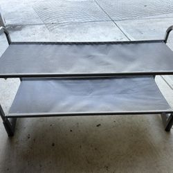 Two Level Shoe Rack