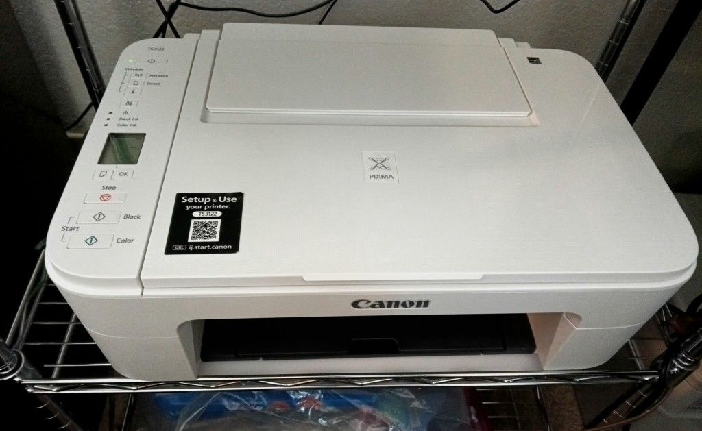 🚨 CANON PIXMA TS3122 PRINTER/SCANNER/COPIER 