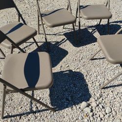 5 Samsonite folded chair made in America