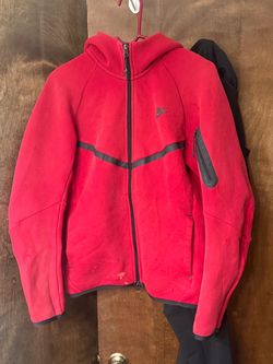 Nike Tech Fleece Full-Zip Hoodie Red