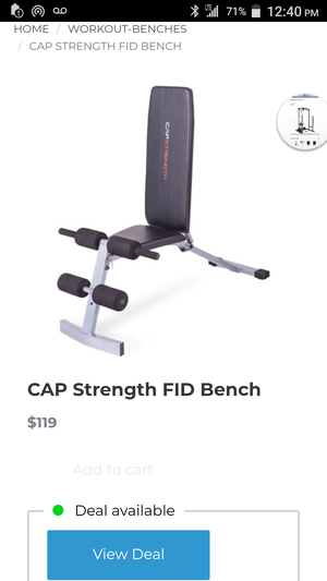 Cap Strength Utility Weight Bench For Sale In Tacoma Wa Offerup