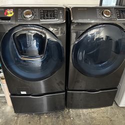 Samsung Set Washer And Gas Dryer 
