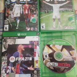 XBOX FUTBOL GAMES AND XBOX SERIES X CONTROLLER $140 FINAL PRICE 