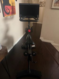 Pristine Peloton Bike+ (Only 20-30 Rides!) + Size 7 Shoes & Weights