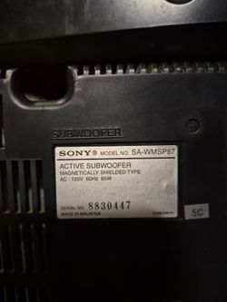 Sony Active Subwoofer