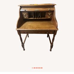 Bradford Oak Antique Mini Roll Desk