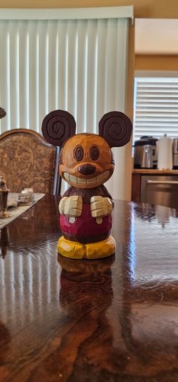 Disney Mickey Mouse Piggy Bank Coin  Plastic 9" Disneyland / Collectible / Rare / Collector / Memorabilia / Toy / Figure