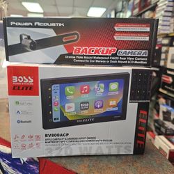 Boss Apple CarPlay Android Auto  Stereo Receiver 